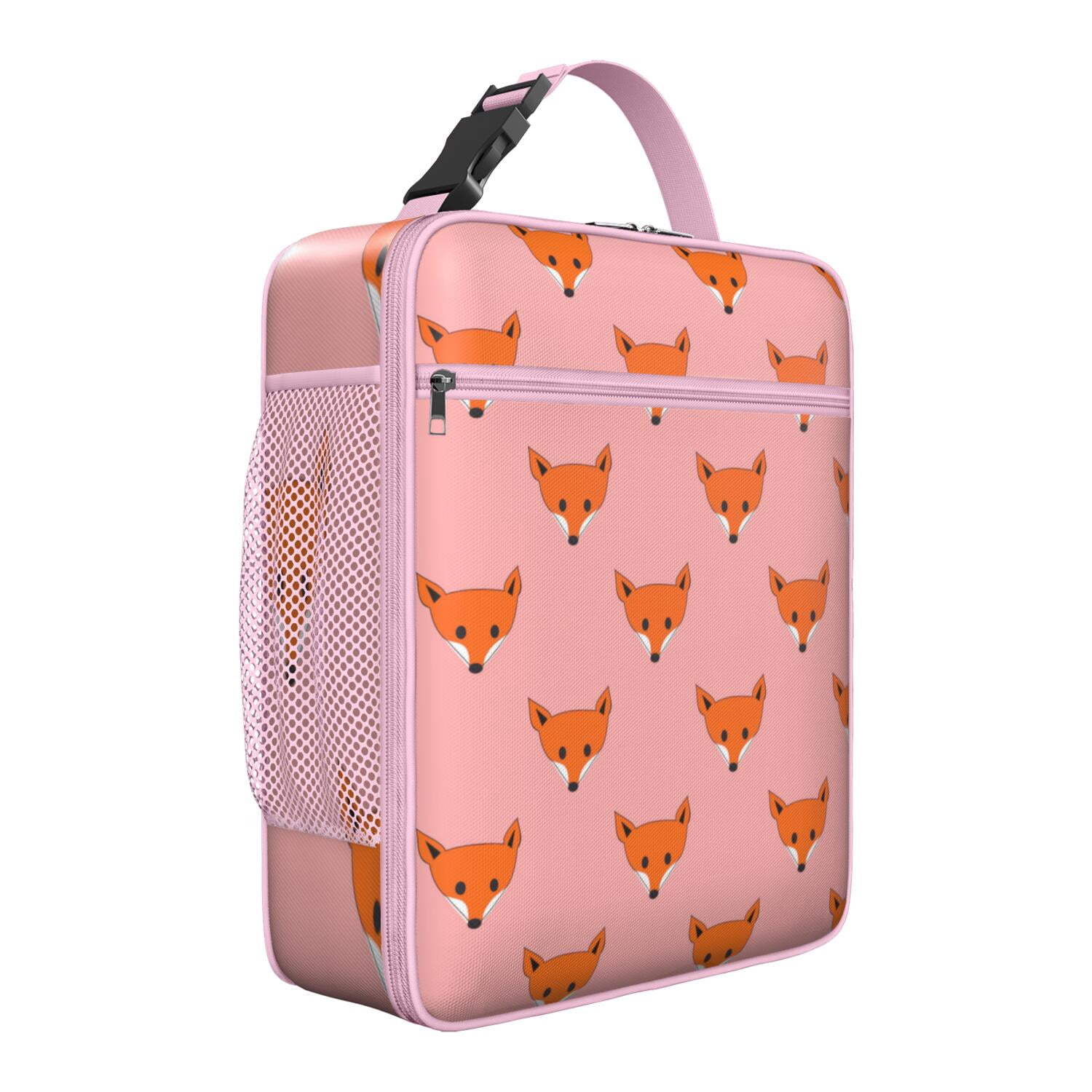 Reusable Small Lunch Box – Cute Watercolor Fox, Boho Vintage Animal ...