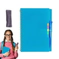 thumbnail image 1 of Reusable Smart Notebook - Eco-Friendly Digitally Connected Notebook - Scrubable Notebook - Erasable Notebook - Smart Reusable Planner & Notepad Waterproof Mineral Stone Paper Notebook(2 Pens + Cloth), 1 of 7