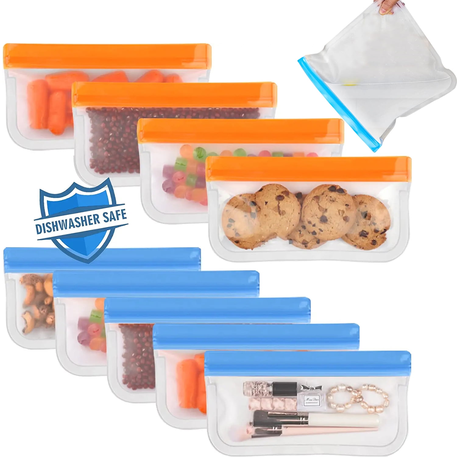https://i5.walmartimages.com/seo/Reusable-Snack-Bags-Dishwasher-Safe-9-Pack-Ziplock-Silicone-Extra-Thick-Leak-proof-Food-Storage-Candy-Snack-Sandwich-Cereal-Travel-Items-Home-Organiz_4a3a4b0e-ab60-44d6-993a-70030892a580.b090cfa725f61216676b9b4a17a07d53.jpeg