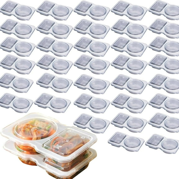 Reusable Snack Containers with Lids 35Pcs,New Snack Containers,Snackle Box Container Portion Control,Snack Pack Containers,Double Compartment Snack Containers for On-the-Go Meals and Camping