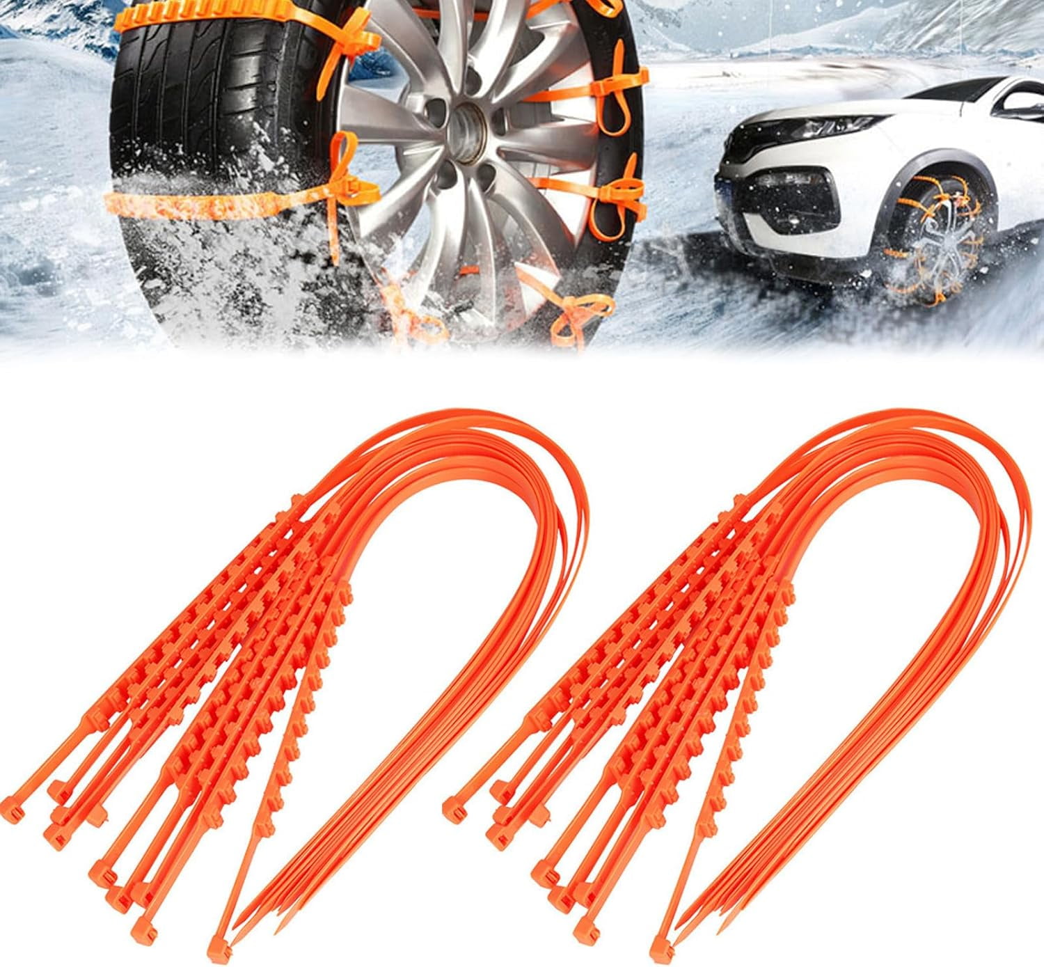 Schneeketten 20-teilig - Universal Anti-Rutsch Ketten