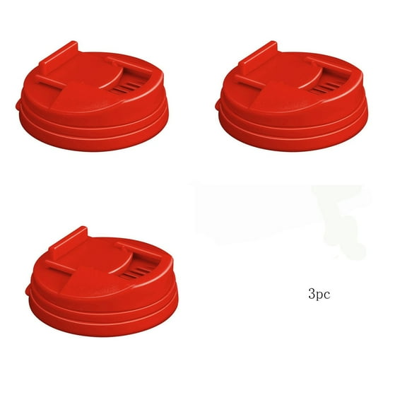 Reusable Soda Can Lids Plastic Can Covers (3 Pack) Leak-Resistant Drink Protectors for Picnic, Beach, Camping and Parties