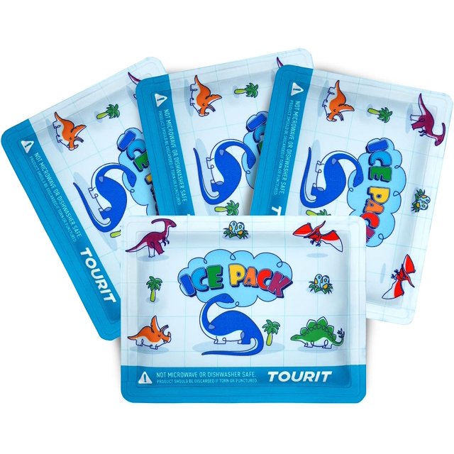 Reusable Soft Kids Ice Packs for Lunch Box Lunch Bags and Cooler, BPA