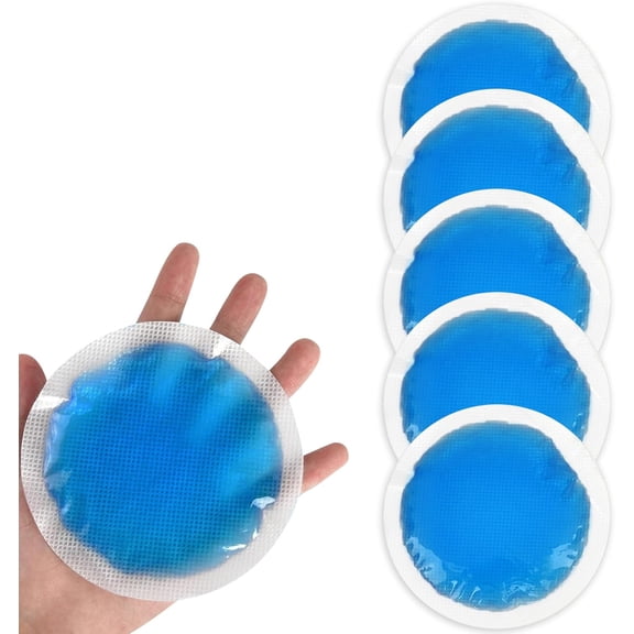 Reusable Soft Small Ice Packs - 12 Pack Cold Compress for Injuries, Eyes, Face, Breast, Allergies, Small Wounds