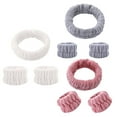 thumbnail image 1 of Reusable Spa Headband Wrist Washband Face Wash Set for Women Girls Avoid Liquid from Spilling Down Arms - Combination 1, 1 of 5
