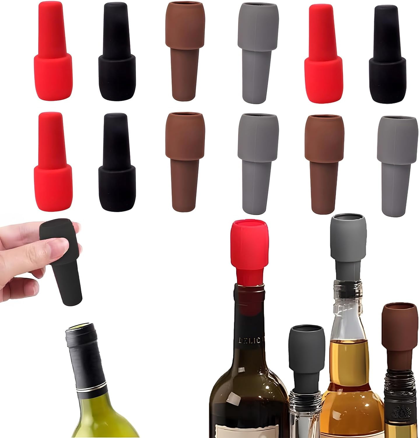 Reusable Sparkling Wine Bottle Stopper, Reusable Sparkling Wine Bottle
