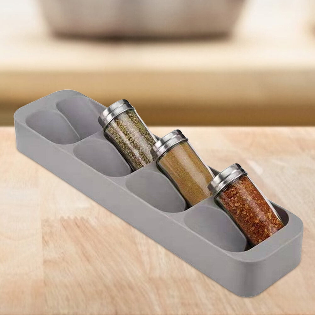Reusable Spice Containers, Multifunction 8 Grids Spice Jars, For