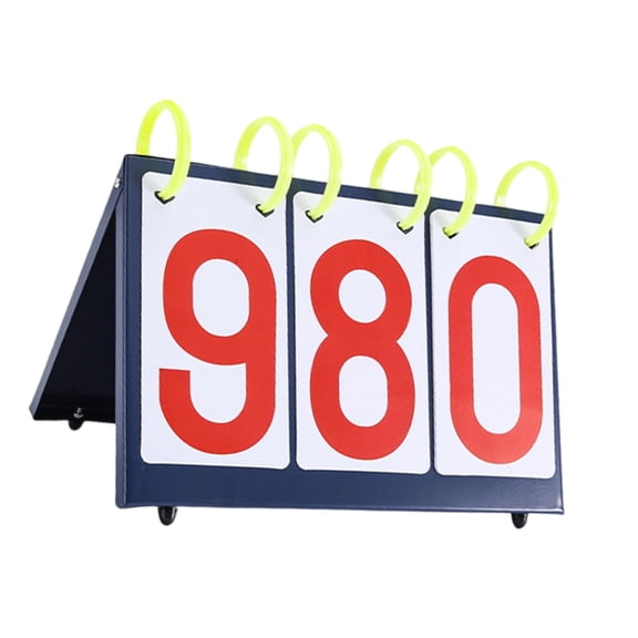Reusable Sports Flipping Counter Scoreboards Waterproof Design for Volleyballs Tennis Box Matchings Coaching Equipment
