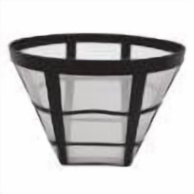 Reusable Stainless Steel Coffee Filter Size 112.52Mm X 90.67Mm X 55.42Mm For Drip Coffee Makers Black Rim Permanent Mesh Brewing Accessory