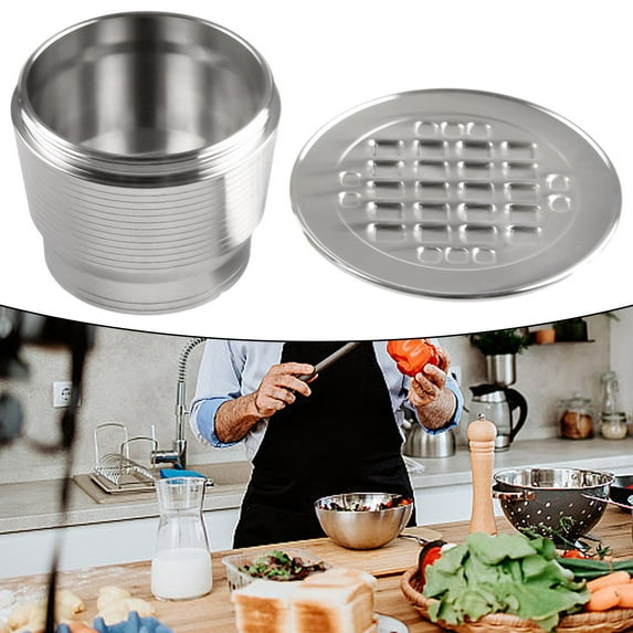 Reusable Stainless Steel Metal Coffee Capsules Pods for Filter Pods Square Hole Type