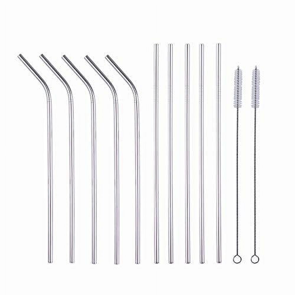 20 Pcs Black Reusable Stainless Steel Straws,10.5 & 8.5 Reusable Drinking  Straws with 20 Silicone Tips 5 Straw Brushes 1 Travel Case,Eco Friendly Extra  Long Metal Straw for 20 24 30 oz Tumbler - Yahoo Shopping