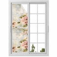 thumbnail image 1 of Reusable Static Cling Window Tints, Farmhouse Pink Floral Window Privacy Film Frosted, Spring Vintage Botanical Flowers Heat Control Windows Films for Offices, Balcony, 29.5 x 118 Inches, 1 of 9
