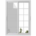 thumbnail image 1 of Reusable Static Cling Window Tints, Grey Window Privacy Film Frosted, Farmhouse Solid Gray Color Modern Art Heat Control Windows Films for Offices, Balcony, 29.5 x 118 Inches, 1 of 9