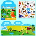 thumbnail image 1 of Reusable Sticker Book under $5! Xqxayjr Reusable Sticker Book for Kids, Educational Activity Sticker Books for Toddlers, Quiet Time Learning Toy for Children, 1 of 1