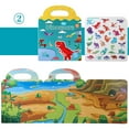 thumbnail image 1 of Reusable Sticker Book for Kids, Toddler Activity Learning Toy, Removable Vinyl Stickers for Scenes, Educational DIY Craft, Safe Non-Toxic Play Set for Ages 3+, 1 of 3