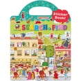 thumbnail image 1 of Reusable Sticker Books for Toddler Toys Age 2-4, Window Clings for Kids, Educational Stickers Toy for Toddlers Boys Girls Gifts - Busy Market Stickers, 1 of 7
