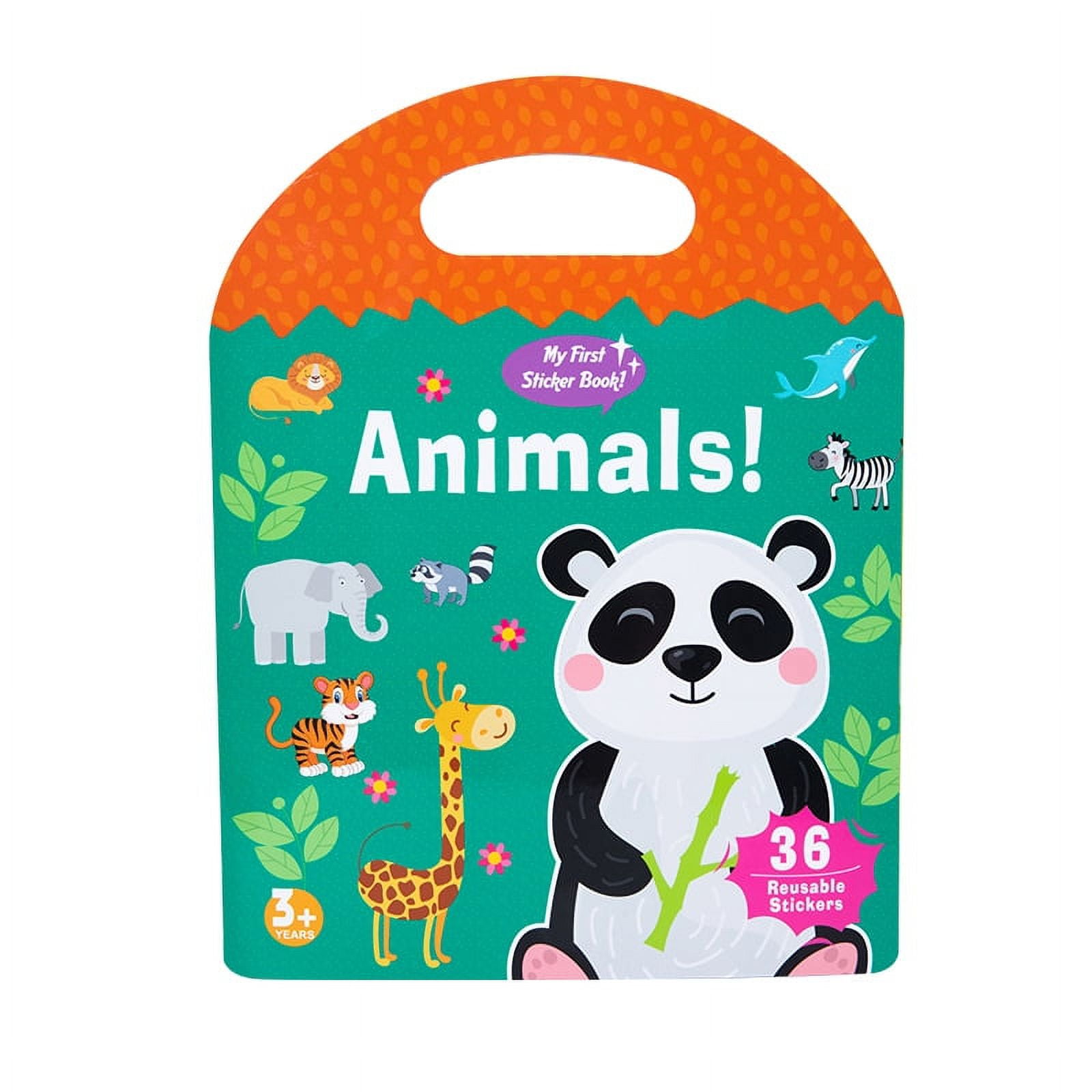 Sticker Books for Kids 2-4, Reusable Sticker Book Farm, Ocean and Animals  Theme Activity Books Stickers for Girls Boys Preschool Education Learning