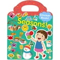 thumbnail image 1 of Reusable Sticker Books for Toddler Toys Age 2-4, Window Clings for Kids, Educational Stickers Toy for Toddlers Boys Girls Gifts - Seasons Stickers, 1 of 8