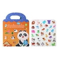 thumbnail image 1 of Reusable Stickers Book for Kids Toddlers 1-3, Food, Fruit, Animal and Vehicle Static Sticker, Educational Learning Toys Travel Toys Stickers Activity Quiet Books Birthday Gifts, 1 of 4