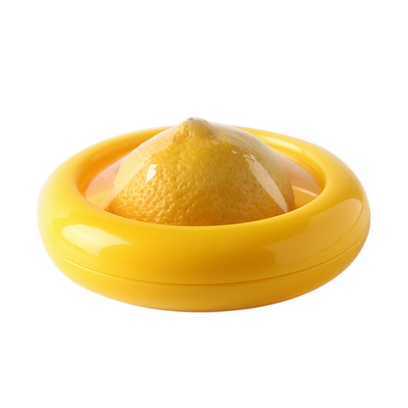 Reusable Storage containers, Refrigerator Clear Film Crisper, Portable Sealed Boxes,Yellow