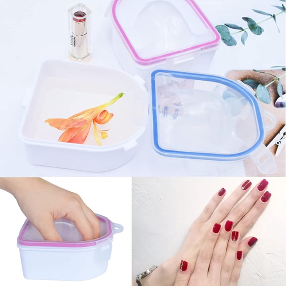 Multipurpose Manicure Kit, Nail Soaking Bowl for Soak Off Gel Polish with Acetone Proof Design, Easy to Clean Professional Grade Nail Spa Tool for Nail Nutrition, Ideal Gift for