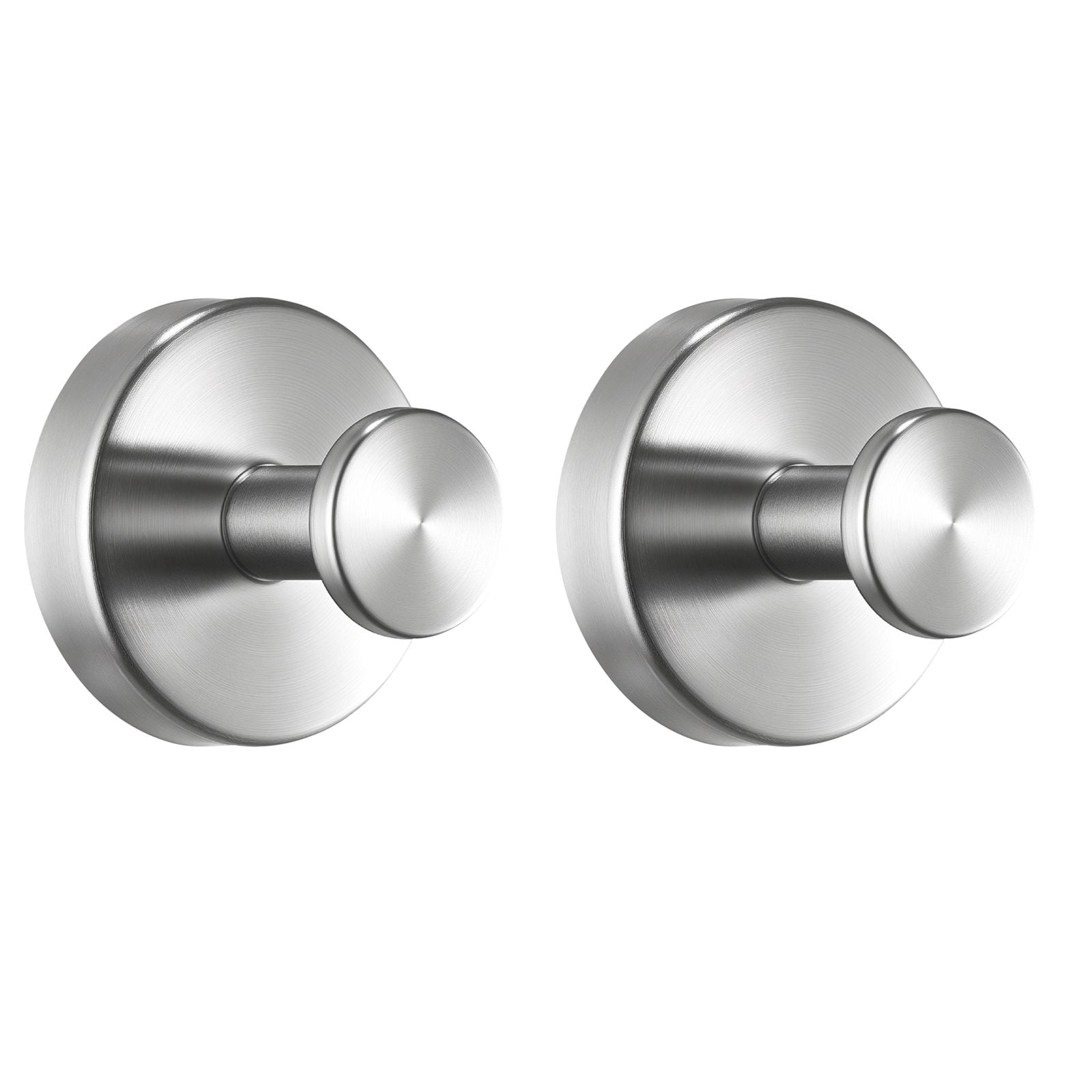 Reusable Suction Cup Towel Hook Stainless Steel, Drill-Free Shower Hook Two Installation Methods, for Bathroom Kitchen Glass Tile Smooth Surface