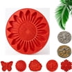 Yintiny Reusable Sunflower Stepping Stone Mold, 15 Inch Concrete Paver ...