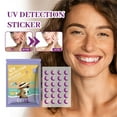 thumbnail image 1 of Reusable Sunscreen Detection Stickers, 24 UV Indicator Patches for Sun Protection Reminder, Re-Apply Alert, Outdoor Safety Accessory, 1 of 9