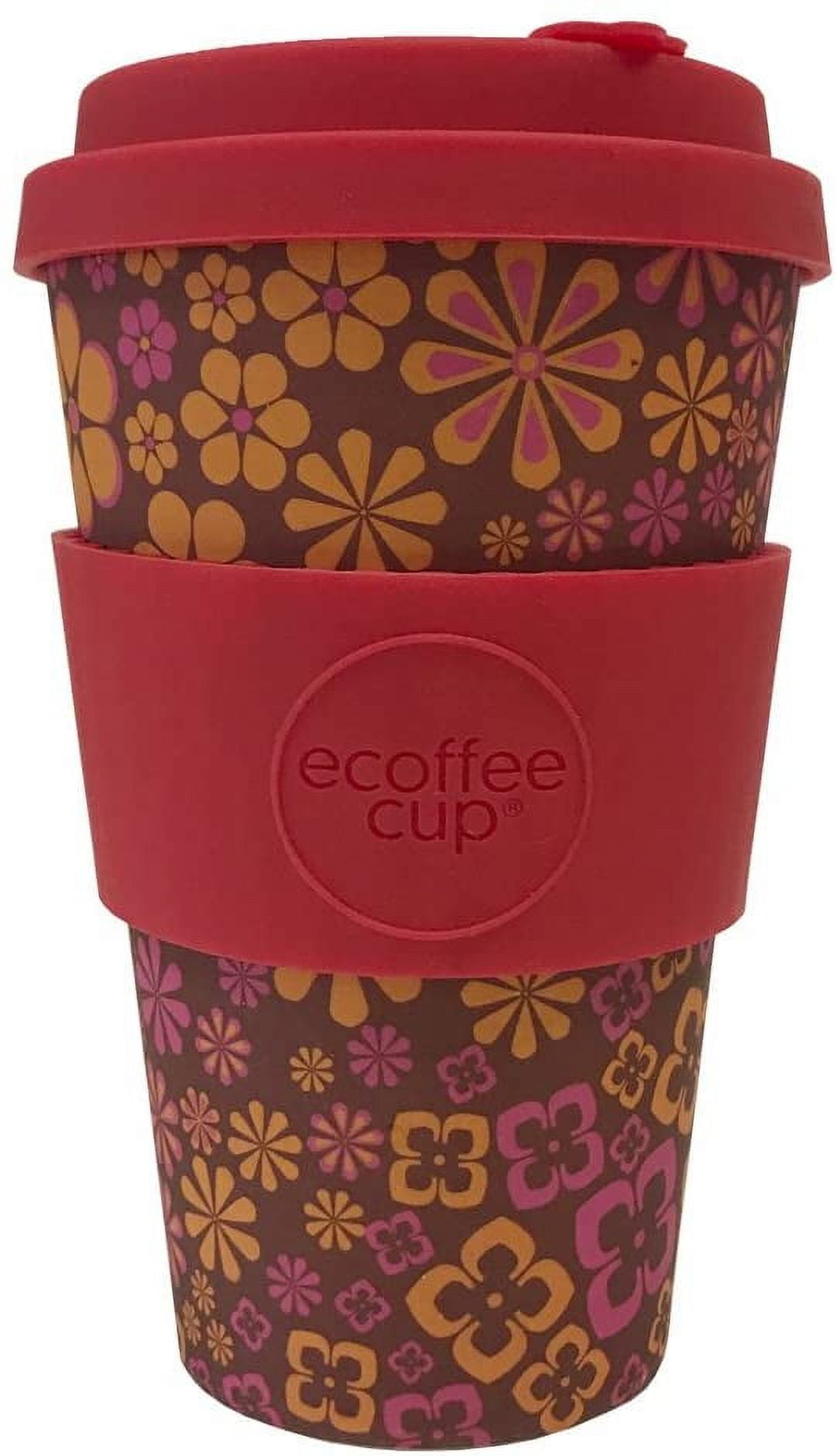 Ecoffee Cup Reusable Sustainable To-Go Travel Coffee-Cup Portable Cups With  No Leak Silicone Lid - D…See more Ecoffee Cup Reusable Sustainable To-Go