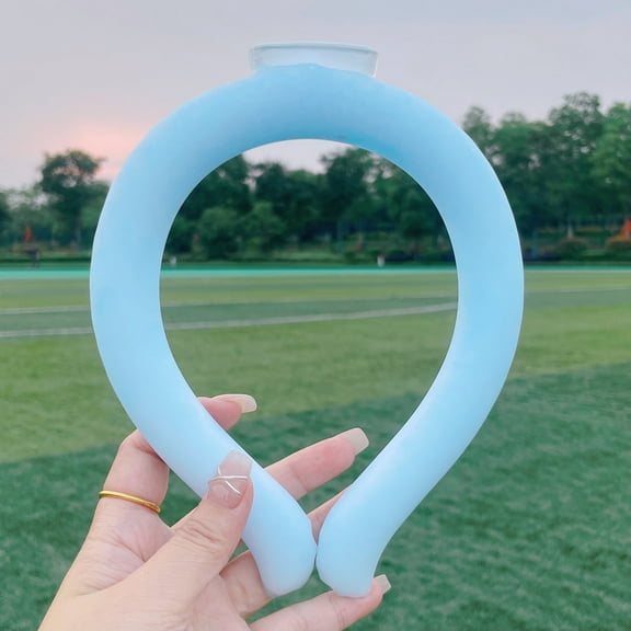 Reusable TPU Gel Ice Neck Cooler Wearable Body Temperature Regulation Scarf for Outdoor Summer Heat and Hot Flashes Comfort
