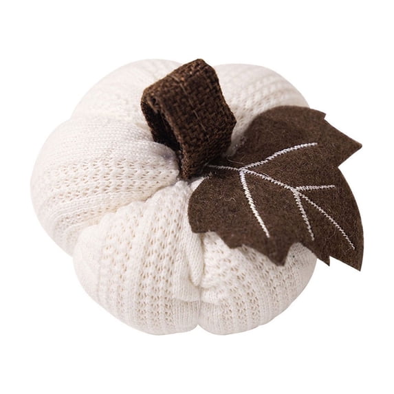 Reusable Thanksgiving Pumpkin Ornament Polyester Fabric Autumn Harvest Home Decoration For Door Wall Fireplaces