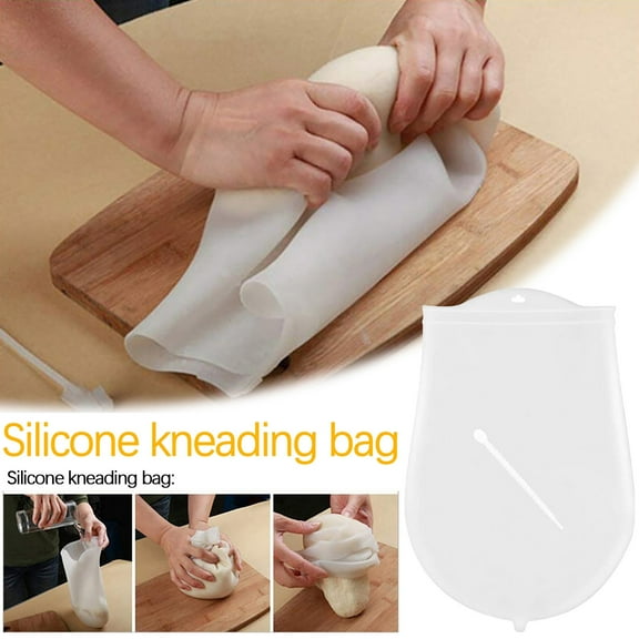 Reusable Thickened Kneading Bag, Food-Grade Silicone Bag for Dough Mixing and Kitchen Prep