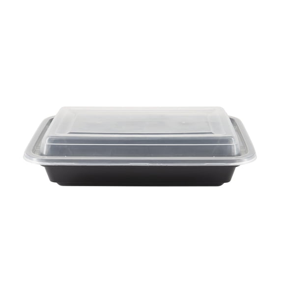 Reusable To-Go Food Meal Prep Storage Containers with Leak Proof Snap Lids | ICE N COLD | 58oz | 1715ml | 150-Pack