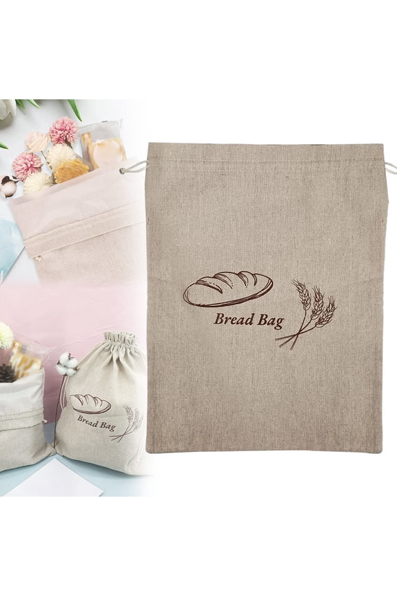 Reusable Tpu Bread Bags with An Airtight Seal. Ideal for Storing Bread. Portable Storage Bag for Homemade Bread