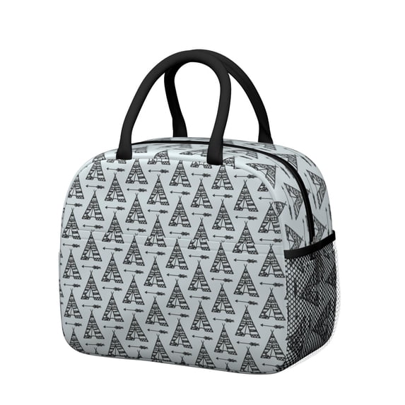 Reusable Travel Lnsulated Lunch Bag for Women & Men-Leakproof Water-Resistant Cooler Tote,Large Capacity(10.6x8.7x6.3in)for Work,Office,Travel,Picnic,Beach.