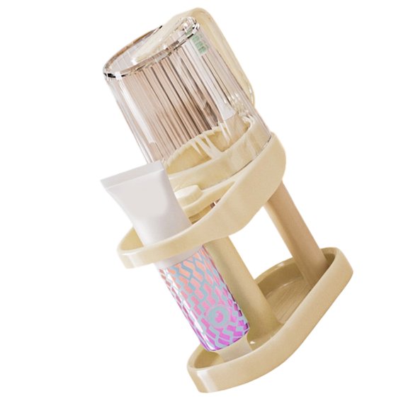 Reusable Travel Toothbrush Cup With Detachable Stand For Home Hotel Or Outdoor Camping Storage Rack