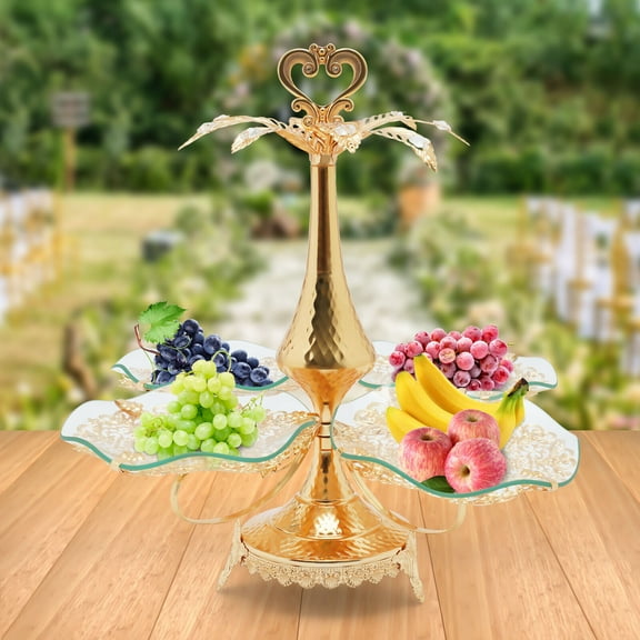 Reusable Treat Stacked Pastry Serving Platter for Birthday Wedding Party Display