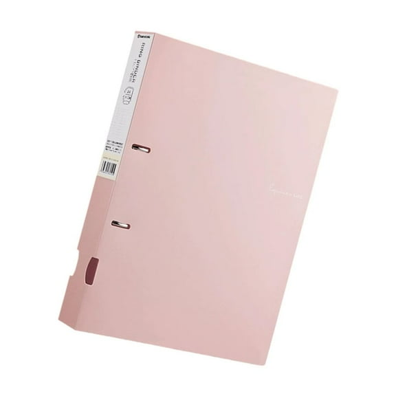 Reusable Two Hole Plastic Binders A4 Paper Storage Easy Carry Handle for Office