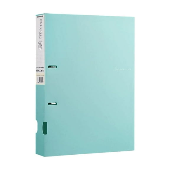 Reusable Two Hole Plastic Binders A4 Paper Storage Easy Carry Handle for Office