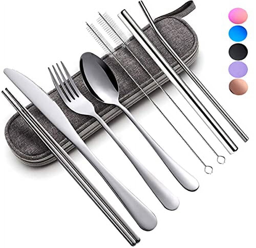 https://i5.walmartimages.com/seo/Reusable-Utensils-Set-Case-Portable-Travel-Cutlery-Stainless-Steel-Flatware-Camping-8pcs-Including-Dinner-Knife-Fork-Spoon-Chopsticks-Boba-Straw-Silv_086817a0-3c60-4402-859d-1a89d4653978.d35d47590546314aa6cc6d95a5ac421b.jpeg