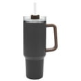 thumbnail image 1 of Reusable Vacuum Quencher Tumbler with Straw, Leak Resistant Lid, Insulated Cup, Maintains Heat Cold, Heat, and Ice for Hours（Not Stanley）, 1 of 6