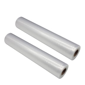 Reusable Vacuum Seal Food Storage Bags - 2 Rolls, Microwave & Freezer Safe, PE+PA Material, 20x500CM (8x197") - Eco-Friendly Kitchen Packaging for Freshness