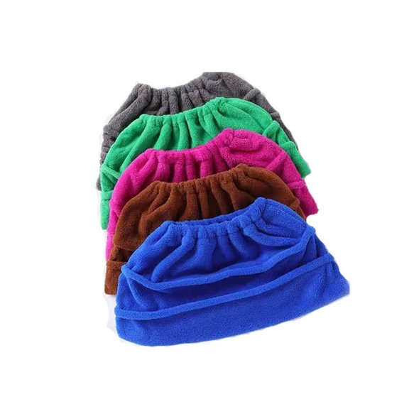 Reusable Velvet Mop Cover for Wet and Dry Floor Cleaning, Highly Absorbent and Washable Household Cleaning Cloth for Broomstick