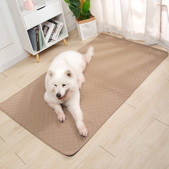 Reusable Washable Dog Urine Pad - Thickened Pet Mat for Deodorization, Instant Water Absorption, Easy to Dry - Soft Fabric Floor Mat for Dogs & Pets