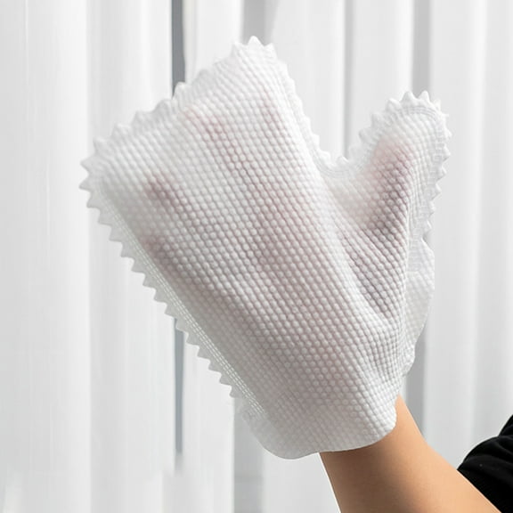 Ywbawe Reusable Duster Gloves, Microfiber Cleaning Mitts, Washable Non-Woven Fabric Gloves for Dusting Furniture Windows Floors, 10-Pack