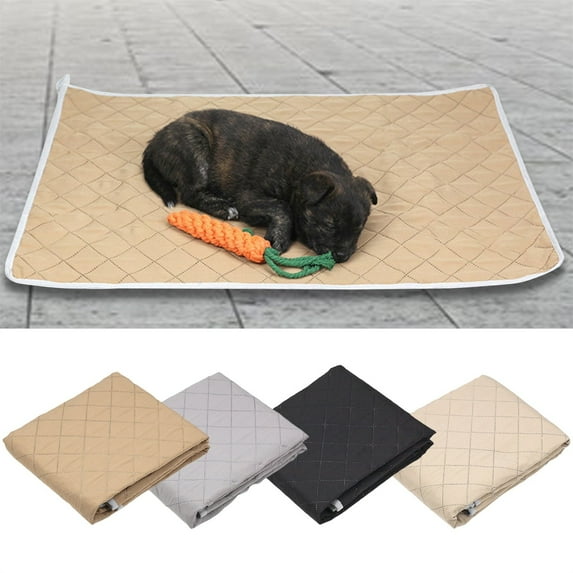 Reusable Washable Pee Pads for Dogs and Cat, Absorbent Pet Puppy Dog Training Pads Non-Slip, Dries Quickly & Waterproof Whelping Potty Pads for Dogs Leak-Proof(S,Brown)