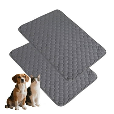 Sunheir Washable Pee Pads For Dogs - 2-Pack Thick Absorbency Reusable Pee Pads Prevent Leakage Non Slip Waterproof Pet Training Pads Puppy Playpen Crate Wh