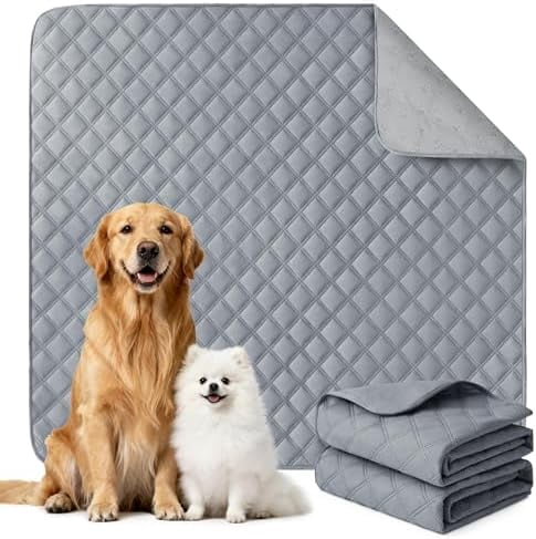 Reusable Washable Pee Pads for Dogs Large/Extra Large 36'' x 41'' 2 Pack, Absorbent Pet Puppy Dog Training Pads Non-Slip, Waterproof Whelping Potty Pads for Dogs Leak-Proof