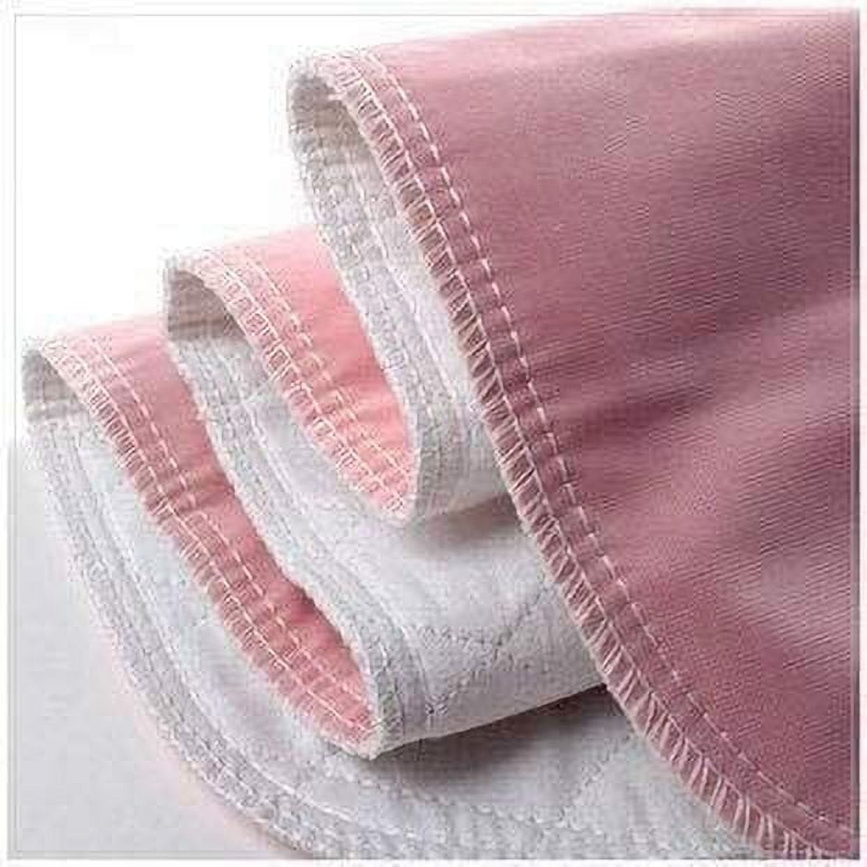 Reusable Washable Underpads - Pack of 4 Large Bed Pads with Waterproof Backing, 34" x 36", for use as Incontinence Bed Pads, Reusable pet Pads, Great for Dogs, Cats, and Bunny, Made in The USA