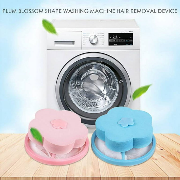 Hestya 4 Pieces Reusable Washing Machine Lint Catcher Household Washing  Machine Lint Mesh Bag Hair Filter Net Pouch Washer Hair
